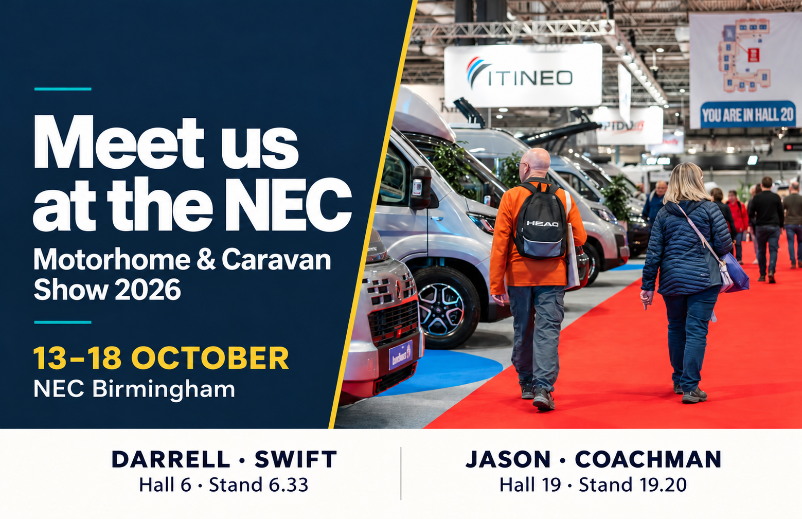 Meet Kimberley at the NEC Motorhome and Caravan Show 2026 Image